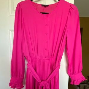 J. Crew Vibrant Pink Dress